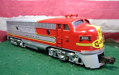 K-Line ATSF  Santa Fe O Scale F-3 Powered A Unit Diesel Engine # 302C • $139.99