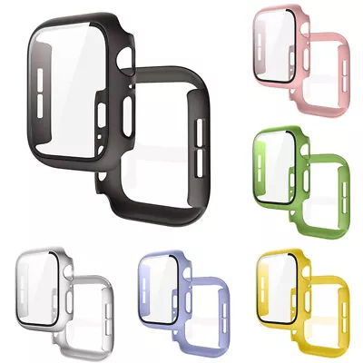 $5.45 • Buy Screen Protector Full Body 3 4 5 6 SE 38-44mm For Apple Watch Series Case Cover