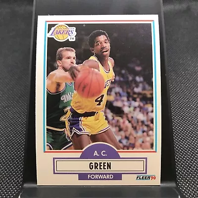 1990-91 Fleer A.C. Green Los Angeles Lakers #92 • $0.99