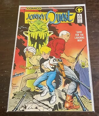 Vintage Johnny Quest #3 VF-NM Comico Comic 1985 HIGH GRADE Combined Shipping • $24.95