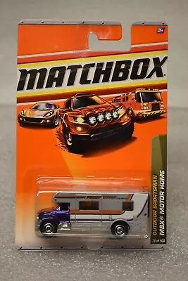 2010 Matchbox /#78 MBX Motor Home / Purple / Outdoor Sportsman • $4.99