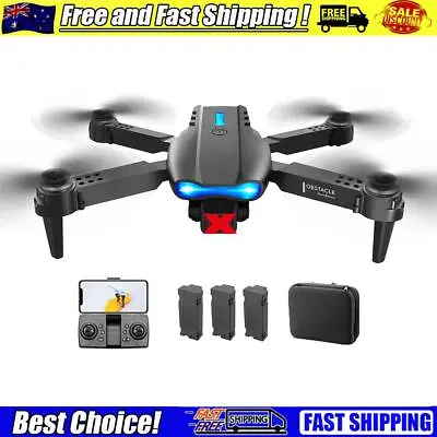 $39.92 • Buy Aeroplane USB Charging FPV Drones For Boys Girls (Black 3Battery No Camera)