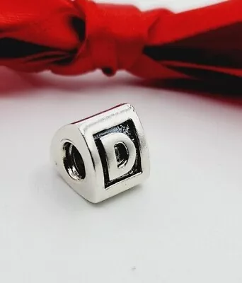 Authentic Pandora Charm Alphabet Initial Letter D 790323 Retired 925 Ale.. • $34.55