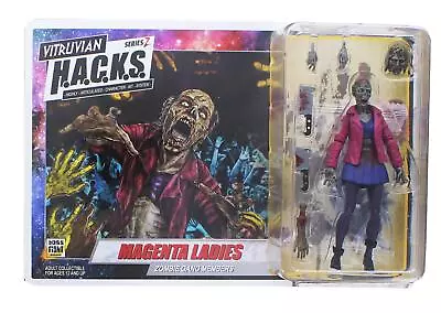 Vitruvian H.A.C.K.S. Series Z Action Figure | Magenta Ladies • $21.99