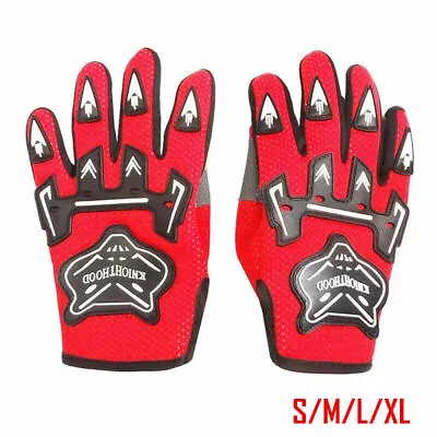 Red Kids Youth Gloves Motorbike Motocross MX ATV Quad Dirt Trail Pit Bike  • $13.31