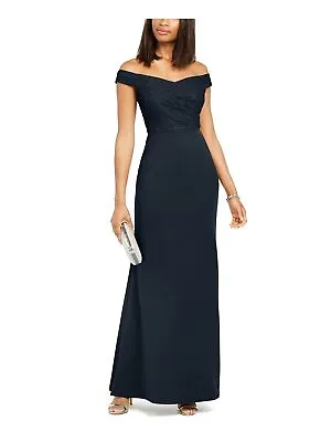 ADRIANNA PAPELL Womens Short Sleeve Off Shoulder Full-Length Formal Sheath Dress • $21.99