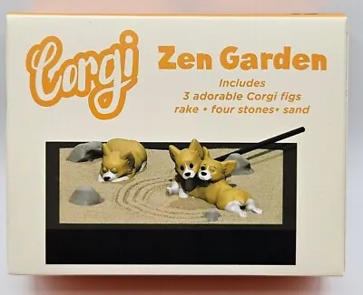 Brand New Corgi Dog Mini Desktop Zen Garden Kit  Relaxation And Stress Relief ■ • $20