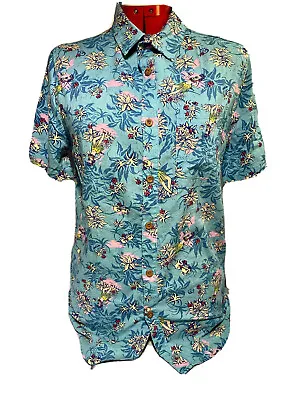 MAMBO Short Sleeve Shirt Mens Size S HAWAIIAN Free Tracked Post • $29.99