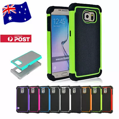 $6.95 • Buy Heavy Duty Shock Proof Armor Cover Case -Samsung Galaxy S5 S6 S6 Edge S7 S7 Edge