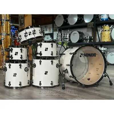 Sonor SQ2 Birch 6pc Drum Set Cream Lacquer • $8392.09