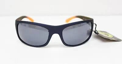 Body Glove Navy Blu & Neon Orange Fade Wrap Mens Sunglasses 100%UV BGPC 18 NVY • $15.99