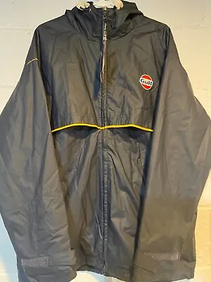 $35 • Buy GULF Logo Charles River New Englander Rain Jacket Hooded Waterproof NWT SIZE XL