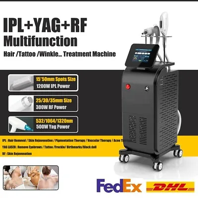 E Light Shr Hair Removal/e-light Rf+nd Yag Laser Multifunction Beauty Machine • $3150