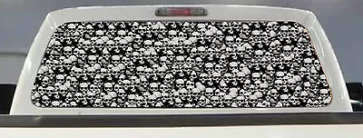 $52.45 • Buy SKULL PICK UP TRUCK WINDOW DECAL SUV BACK WINDOW DECAL WINDOW TINT 66  X 22 