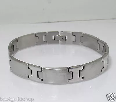 8  Mens Flexible Designer Panther Link Bracelet Stainless Steel By Design  • $14.72