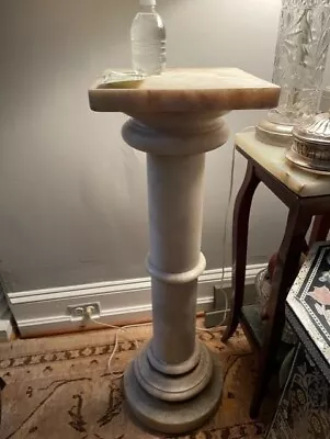 Antique Marble Sculpture Pilaster Pillaster Pedestal Stand • $1200