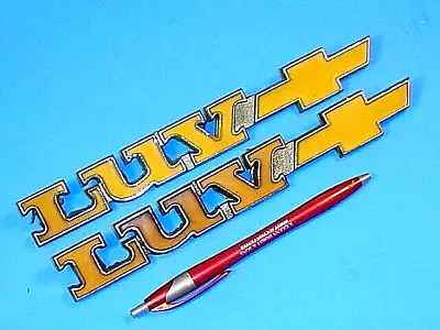 Pair Vintage Chevy Luv Pickup Truck Emblems 1972-80 • $45