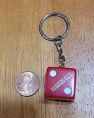 Vintage Harolds Club Reno Nevada Dice Keychain Keyring • $14.40