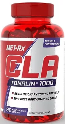 MET-Rx CLA Tonalin 1000 Supplement Capsules 90 Ct For Bodybuilding • $19.99