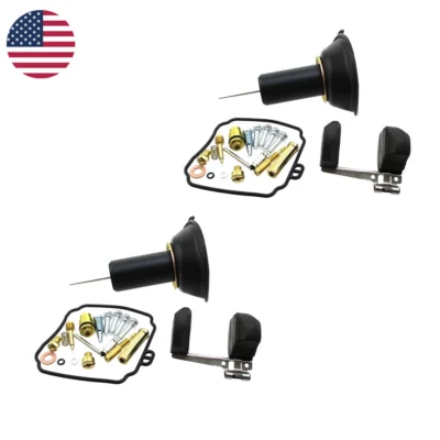 $19.99 • Buy 2X Carburetor Rebuild Repair Kit For 1998-2016 Yamaha V Star 650 XVS650 US