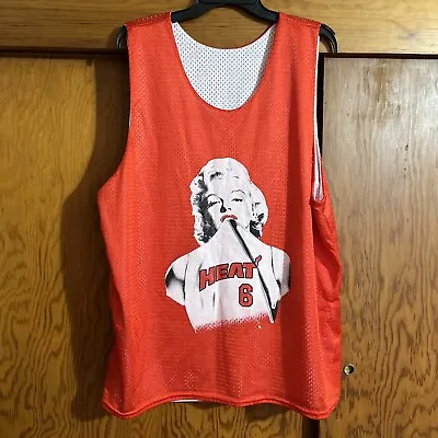 NBA Miami Heat Marilyn Monroe Wearing Lebron James  Jersey  Size XXL • $35