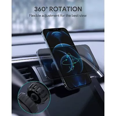 Car Holder Phone Mount Magnetic Holder For Air Vent 360 Rotation Or Clamp • $6.95