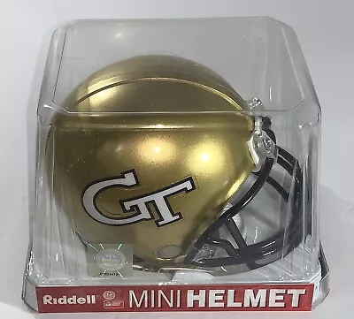 Georgia Tech Riddell Mini Helmet Yellow Jackets Football Ncaa New • $29.95
