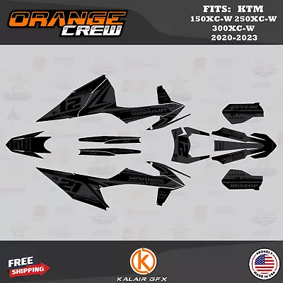 Graphics Kit For KTM 150XC-W 250XC-W 300XC-W 2020 2021 2022 2023 OG Crew - Smoke • $214.12