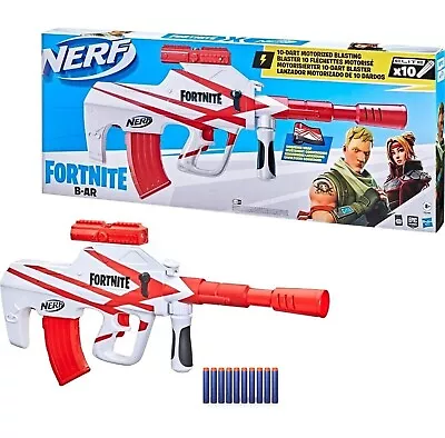 Nerf Fortnite B-AR Motorized Dart Blaster - NEW [Slightly Damaged Box] *Free P&P • £39.99