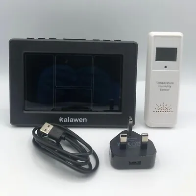 Kalawen Weather Station With Outdoor Indoor Sensor Weather Forecast Home/Garden • £23.49