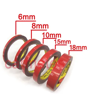 5 PCS For 3M Double Face Sided Tapes 3 Meters To Automotive Usage Dashboard Door • $28.49