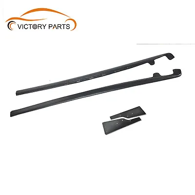 For 09-13 Chevy Corvette C6 Wide Body Model ZR1 Style Side Skirts Mud Flaps Pair • $73.88