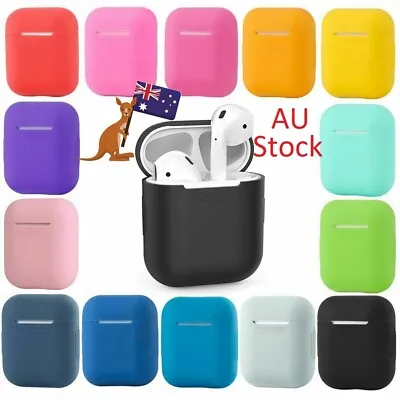 $5.50 • Buy New Apple Airpods Case Silicone Gel Skin Cover Holder For Shockproof Airpod 1 2