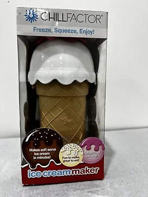 $14 • Buy Ice Cream Maker ~ By Chill Factor ~ Chocolate ~ New