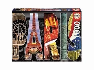 Educa Borras 16757 Paris Collage 1000 Piece Jigsaw Puzzle • £5