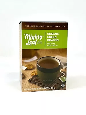 Mighty Leaf Whole Leaf Tea Organic Green Dragon Green Tea~15 Pouches~SHIPS FREE! • $13.99