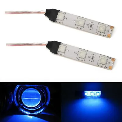 Ultra Blue Devil Demon Eyes LED Strips Module For Projector Headlights Retrofit • $6.99