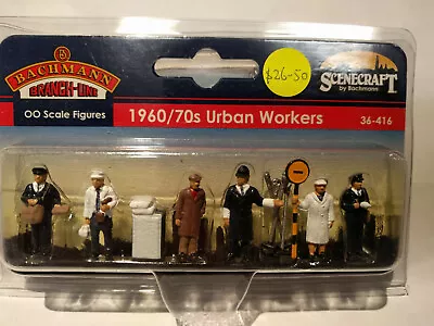 Bachmann Scenecraft 36-416 1960/70s Urban Workers Figures OO Scale • $26.50