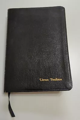 Vtg Zondervan Bible Concordance Red Letter Edition King James Black Leather 1977 • $20.97