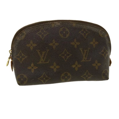 £104.98 • Buy LOUIS VUITTON Monogram Pochette Cosmetic PM Cosmetic Pouch M47515 Auth Ar8093B