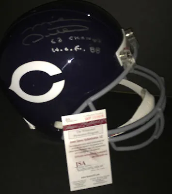 Mike Ditka Chicago Bears Signed Full Size Replica Helmet JSA WITNESS COA 2 Inscr • $279.99