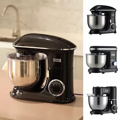 Cake Food Baking Electric Stand Mixer 7L 8L 6 Speed Stainless Steel Mixing Bowl • £79.95