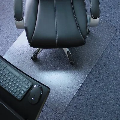 Marvelux Polycarbonate Chair Mat Clear Office Floor Carpet Protector For Carpets • £41.99