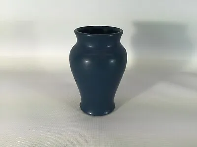 Marblehead Matte Blue Arts & Crafts Pottery Vase • $399