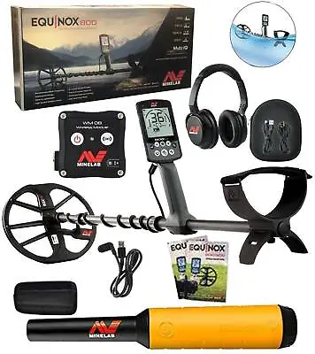 Minelab Equinox 800 Metal Detector With Pro-Find 20 Pinpointer • $1048