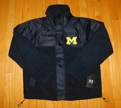 Michigan Wolverines Under Armour Mission Boucle Jacket/Swacket Ladies NWT • $55.99