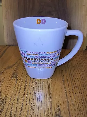 $8.95 • Buy Dunkin Donuts 12 Oz. Coffee Mug Cup Pennsylvania 2016, GREAT CONDITION 