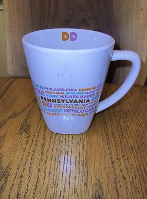 $8.95 • Buy Dunkin Donuts 12 Oz. Coffee Mug Cup Pennsylvania 2016, GREAT CONDITION 