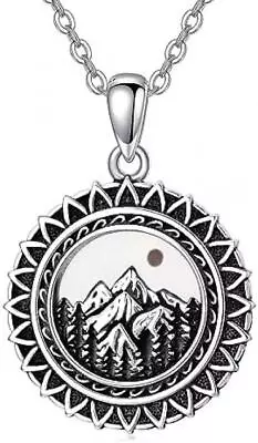 Mustard Seed Mountain Necklace For Women Men 925 Sterling Silver Faith Pendant • $102.03