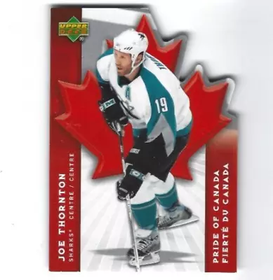 2007-08  Upper Deck McDonald's Pride Of Canada #PC3 Joe Thornton • $2